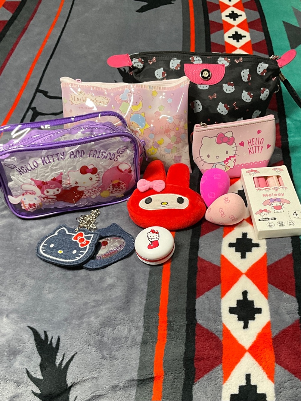 Hello Kitty Accessory/Pouch Collection Bundle